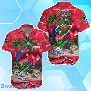 Minnesota Wild Hawaiian Shirt Summer Gifts For Fans Custom Name Product Photo 1