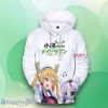 Miss Kobayashi Dragon Maid Tooru Kanna Kamui 3D Hoodie Style Gift For Men Women