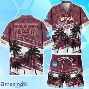 Mississippi State Bulldogs Sport Team Hawaiian Shirt & Short Vintage Tropical Custom Name Product Photo 1