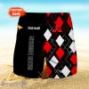 Mitsubishi Logo Print 3D Short Hawaiian Custom Name Trending Summer For Men