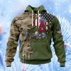 Mlb Los Angeles Angels Special Camo Design For Veterans Day Hoodie 3D All Over Print Attract Gift For Men And Women