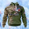 Mlb Toronto Blue Jays Special Camo Design For Veterans Day Hoodie 3D All Over Print Attract Gift For Men And Women