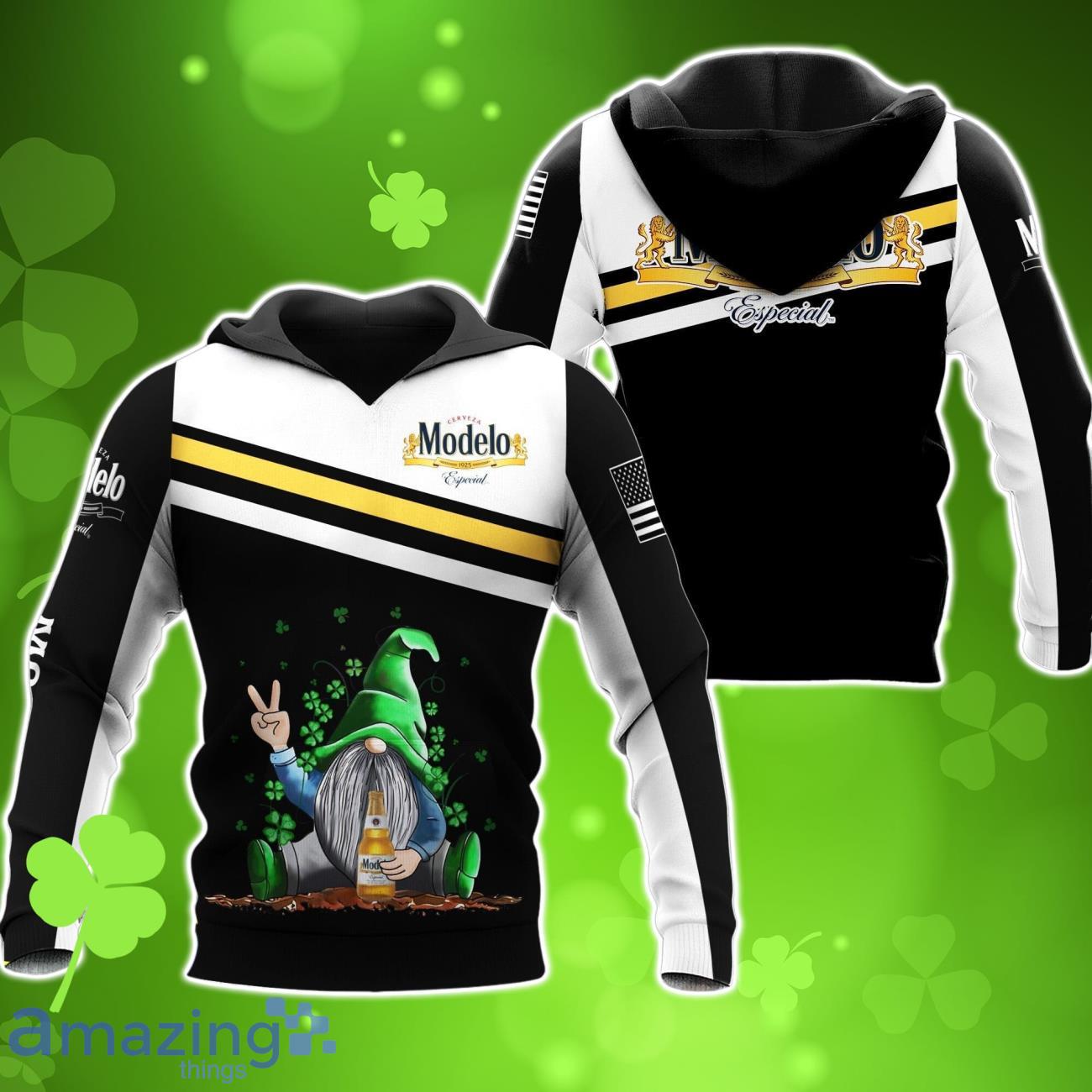 Modelo Gnome Saint Patrick’s Day 3D AOP Hoodies For Men And Women Product Photo 1