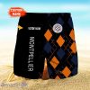 Montpellier HSC Logo Print 3D Short Hawaiian Custom Name Trending Summer For Men