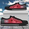 Montreal Canadiens Canvas Low Top Shoes New Trend