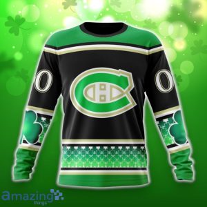 Montreal Canadiens Specialized Hockey Celebrate St Patrick’s Day 3D Shirt Hoodies Custom Number & Name Product Photo 4