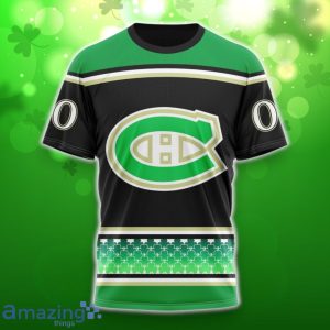 Montreal Canadiens Specialized Hockey Celebrate St Patrick’s Day 3D Shirt Hoodies Custom Number & Name Product Photo 6