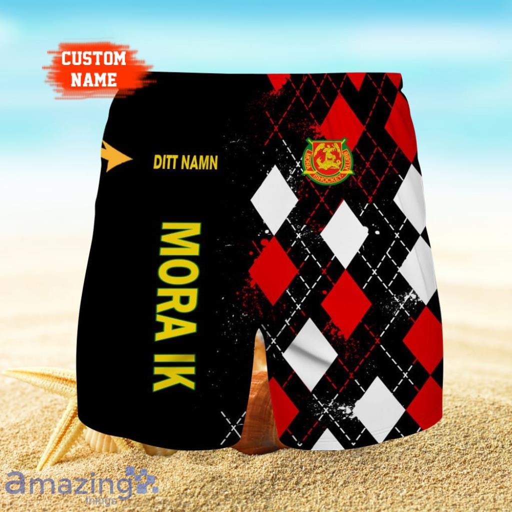 Mora IK Logo Print 3D Short Hawaiian Custom Name Trending Summer For Men image Mora IK Logo Print 3D Short Hawaiian Custom Name Trending Summer For Men Product Photo 1