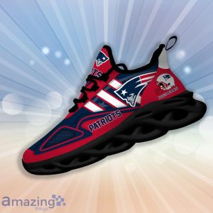 New England Patriots Custom Name Clunky Max Soul Shoes image New England Patriots Custom Name Clunky Max Soul Shoes Product Photo 3