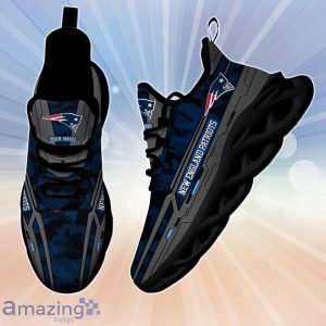 New England Patriots Custom Name Clunky Max Soul Sneakers Product Photo 4