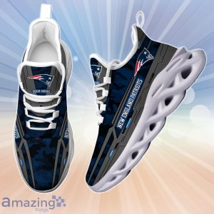 New England Patriots Custom Name Clunky Max Soul Sneakers Product Photo 1