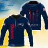 New England Patriots Custom Name Hoodie Love Gift For Real Fans