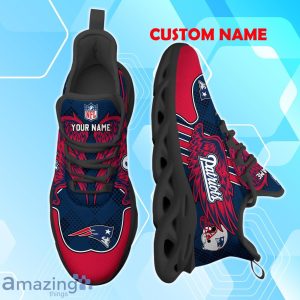 New England Patriots NFL Max Soul Shoes Custom Name Wings Design For Fans Product Photo 2