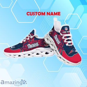 New England Patriots NFL Max Soul Shoes Custom Name Wings Design For Fans Product Photo 3