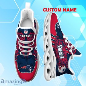 New England Patriots NFL Max Soul Shoes Custom Name Wings Design For Fans Product Photo 4