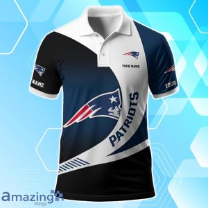 New England Patriots Polo Shirt Custom Name Sport 3D Clothings For Fans Product Photo 2