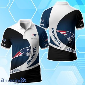 New England Patriots Polo Shirt Custom Name Sport 3D Clothings For Fans Product Photo 1