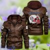 New England Team Custom Name And Number 2D Leather Jacket Sport Gift
