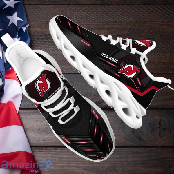 New Jersey Devils Max Soul Shoes Custom Your Name Sneakers Gifts For Fan Product Photo 2