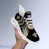 New Orleans Saints Custom Name NFL Metal Style Design Max Soul Shoes