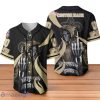 New Orleans Saints NFL Skull Custom Number & Name Baseball Jersey For Fans