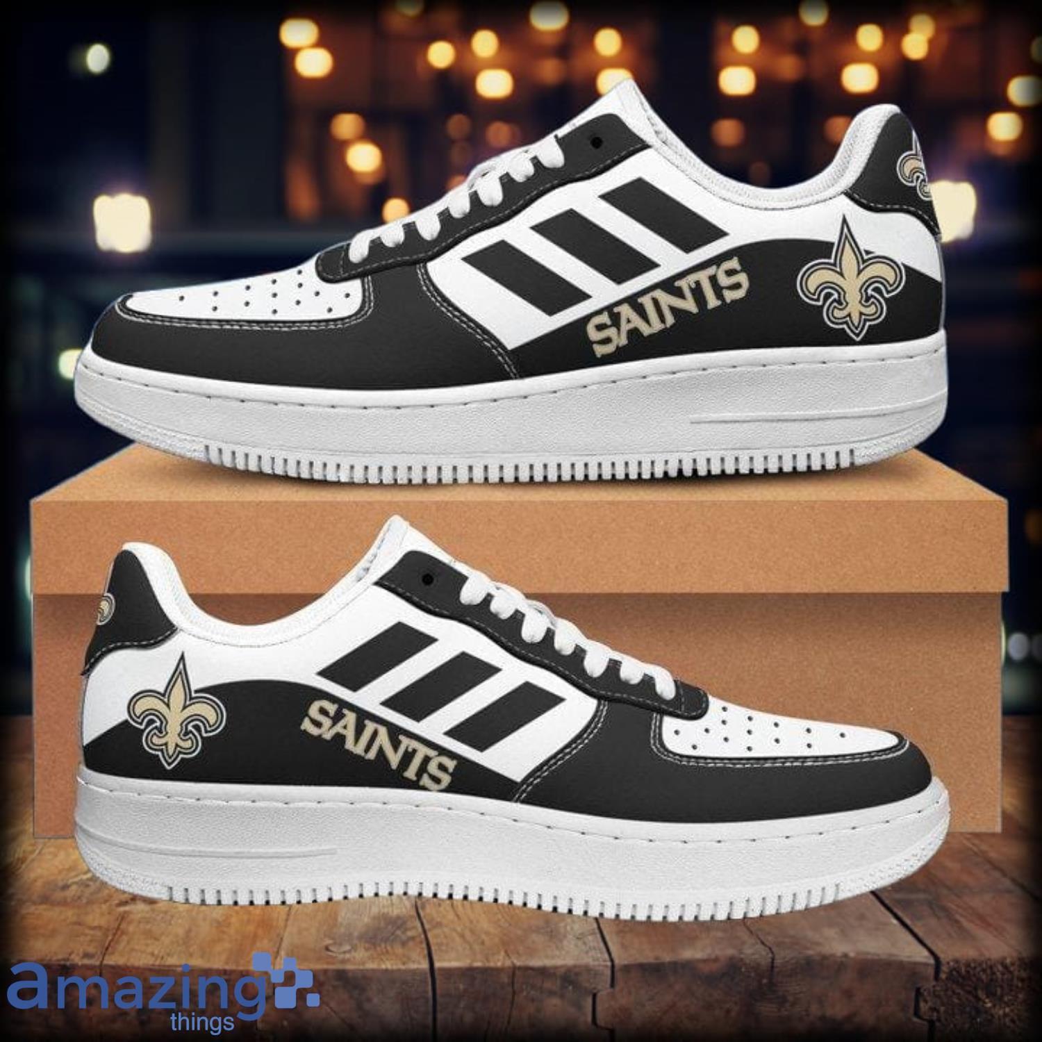 New Orleans Saints Sport Shoes Air Force 1 Sneaker For Men And Women image New Orleans Saints Sport Shoes Air Force 1 Sneaker For Men And Women Product Photo 2