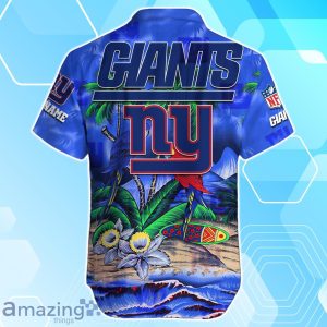 New York Giants Hawaiian Shirt Summer Gifts For Fans Custom Name Product Photo 3