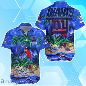 New York Giants Hawaiian Shirt Summer Gifts For Fans Custom Name Product Photo 1