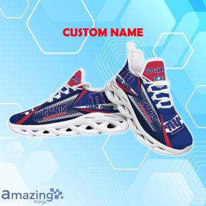 New York Giants Max Soul Shoes with Custom Name Option - Sport Gifts for Fans Product Photo 3