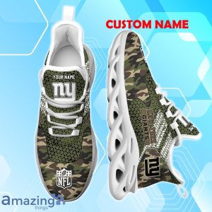 New York Giants NFL Max Soul Shoes Camo Design Custom Name Product Photo 4