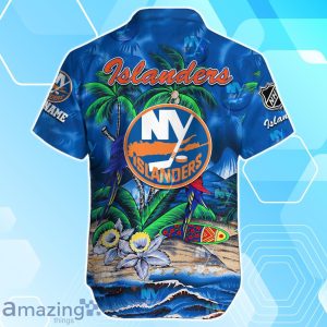 New York Islanders Hawaiian Shirt Summer Gifts For Fans Custom Name Product Photo 3