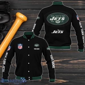 New York Jets Baseball Jacket Custom Name Sport Gifts For Fans Product Photo 1