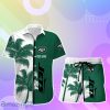 New York Jets Hawaiian Shirt And Short Palm Tree Custom Name