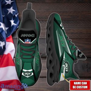 New York Jets Max Soul Shoes with Custom Name Option - Sport Gifts for Fans Product Photo 2