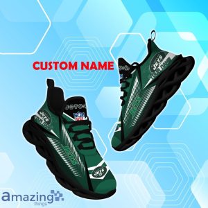 New York Jets Max Soul Shoes with Custom Name Option - Sport Gifts for Fans Product Photo 1
