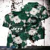 New York Jets NFL Flower 3D T Shirt Special Gift For Men And Women