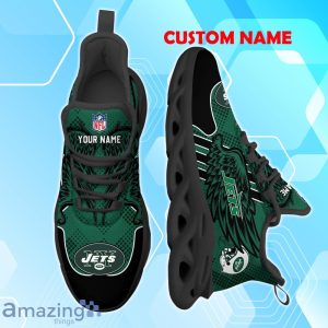 New York Jets NFL Max Soul Shoes Custom Name Wings Design For Fans image New York Jets NFL Max Soul Shoes Custom Name Wings Design For Fans Product Photo 2