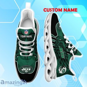 New York Jets NFL Max Soul Shoes Custom Name Wings Design For Fans image New York Jets NFL Max Soul Shoes Custom Name Wings Design For Fans Product Photo 4