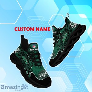 New York Jets NFL Max Soul Shoes Custom Name Wings Design For Fans Product Photo 1