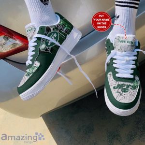 New York Jets Personalized Name Air Force Sneakers Shoes Sport Shoes Limited Gift For Fans Product Photo 2