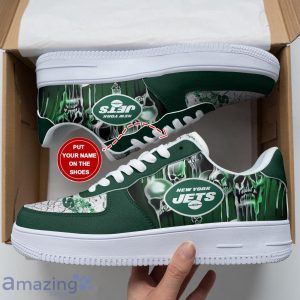 New York Jets Personalized Name Air Force Sneakers Shoes Sport Shoes Limited Gift For Fans Product Photo 4