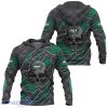 New York Jets Skull 3D Hoodie For Men Women