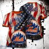 New York Mets MLB Flower 3D T Shirt Special Gift For Men And Women