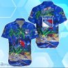 New York Rangers Hawaiian Shirt Summer Gifts For Fans Custom Name