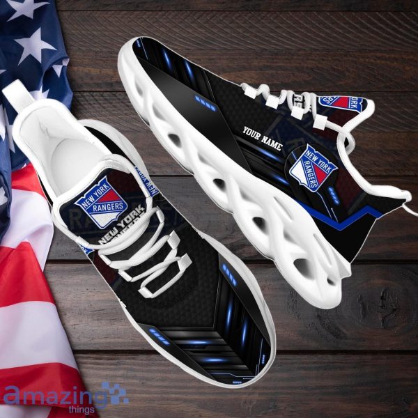 New York Rangers Max Soul Shoes Custom Your Name Sneakers Gifts For Fan Product Photo 2