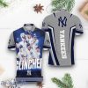 New York Yankees Players Clinched Polo Shirts Impressive Gift