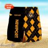 Newport County Logo Print 3D Short Hawaiian Custom Name Trending Summer For Men