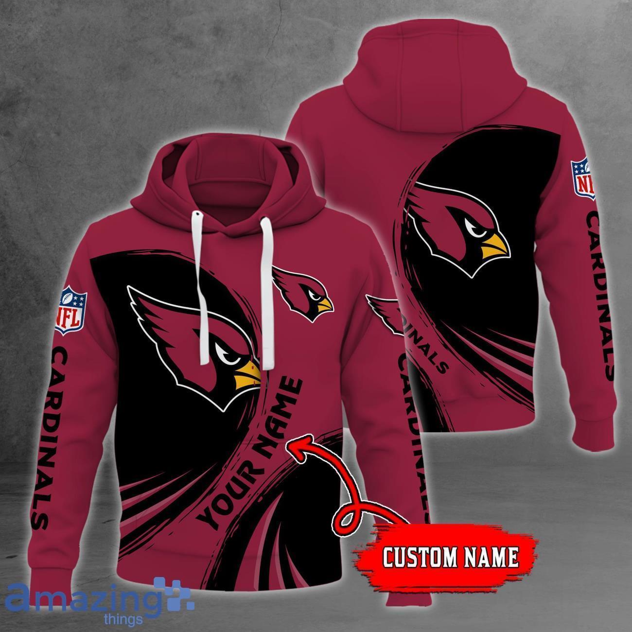 NFL Arizona Cardinals Custom Name Personalized T Shirt Hoodie Sweatshirt NFL Fans Gift image NFL Arizona Cardinals Custom Name Personalized T Shirt Hoodie Sweatshirt NFL Fans Gift Product Photo 1