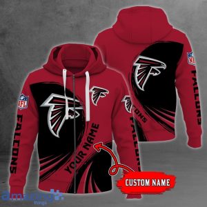 NFL Atlanta Falcons Custom Name Personalized T Shirt Hoodie Sweatshirt NFL Fans Gift Product Photo 2