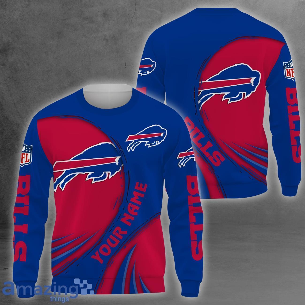 NFL Buffalo Bills Custom Name Personalized T Shirt Hoodie Sweatshirt NFL Fans Gift image NFL Buffalo Bills Custom Name Personalized T Shirt Hoodie Sweatshirt NFL Fans Gift Product Photo 3